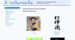 Desktop Screenshot of kuenstlernische.de